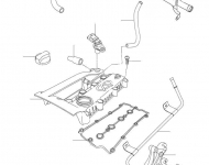 Клапанная крышка Chery Tiggo FL 1.8